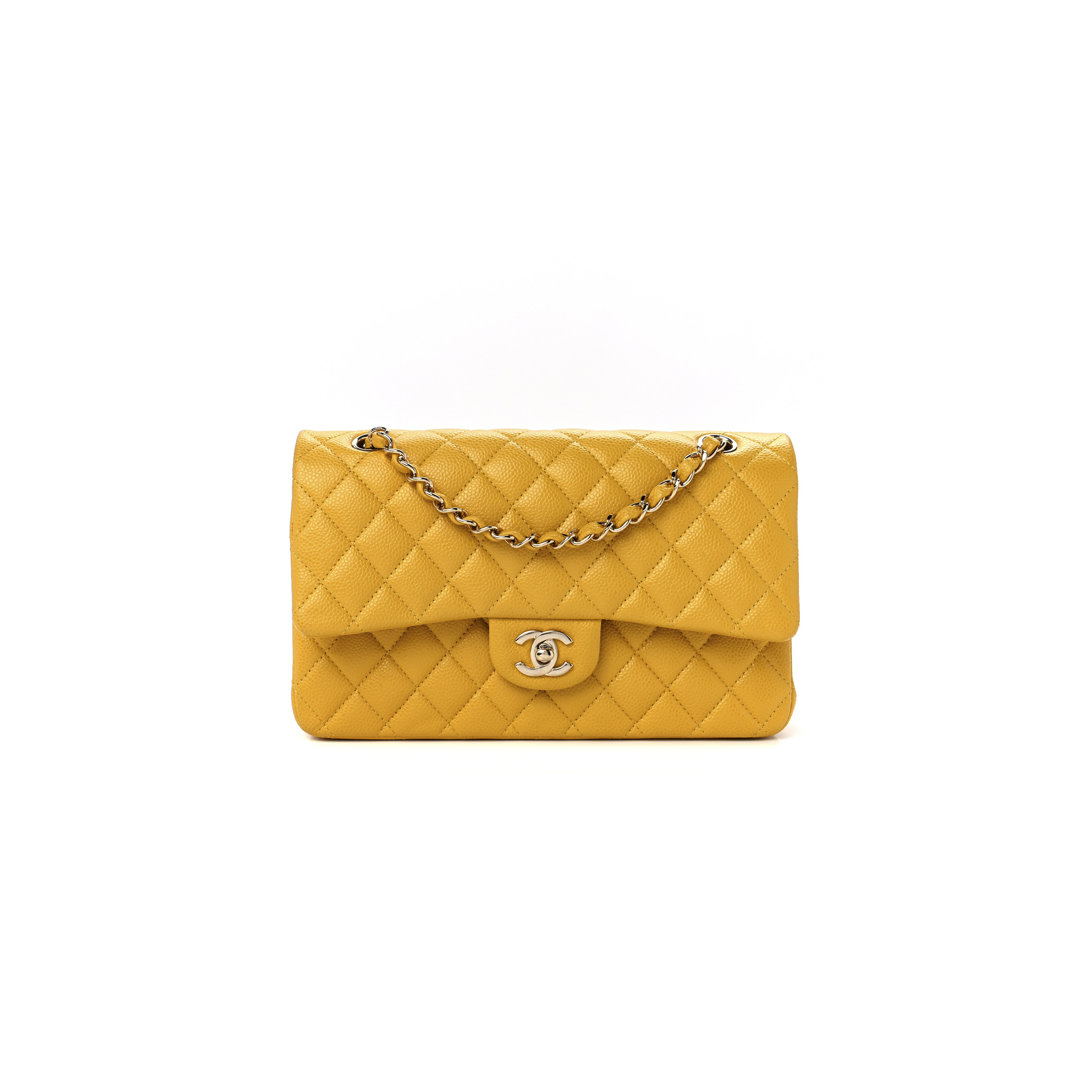 CHANEL CAVIAR QUILTED MEDIUM DOUBLE FLAP 1154434 (25*15*7cm)